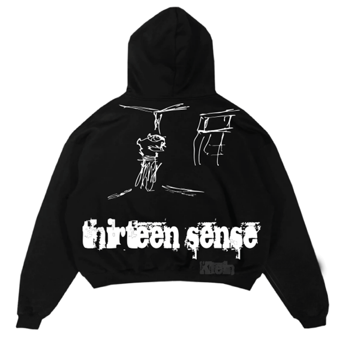 Black Thirteen Sense Hoodie